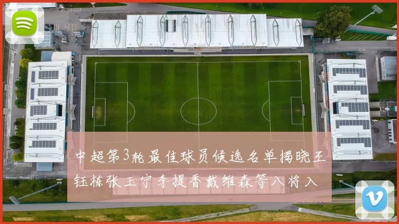 中超第3轮最佳球员候选名单揭晓王钰栋张玉宁李提香戴维森等八将入围